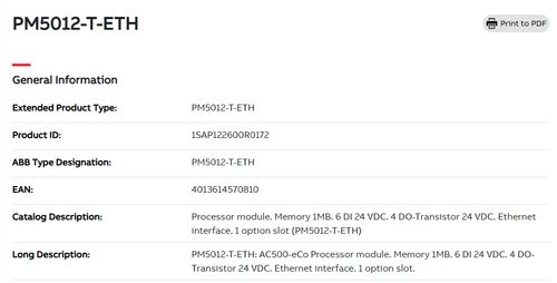 abb pm5032-t-eth,ABB PM5032-T-ETH: A Comprehensive Overview